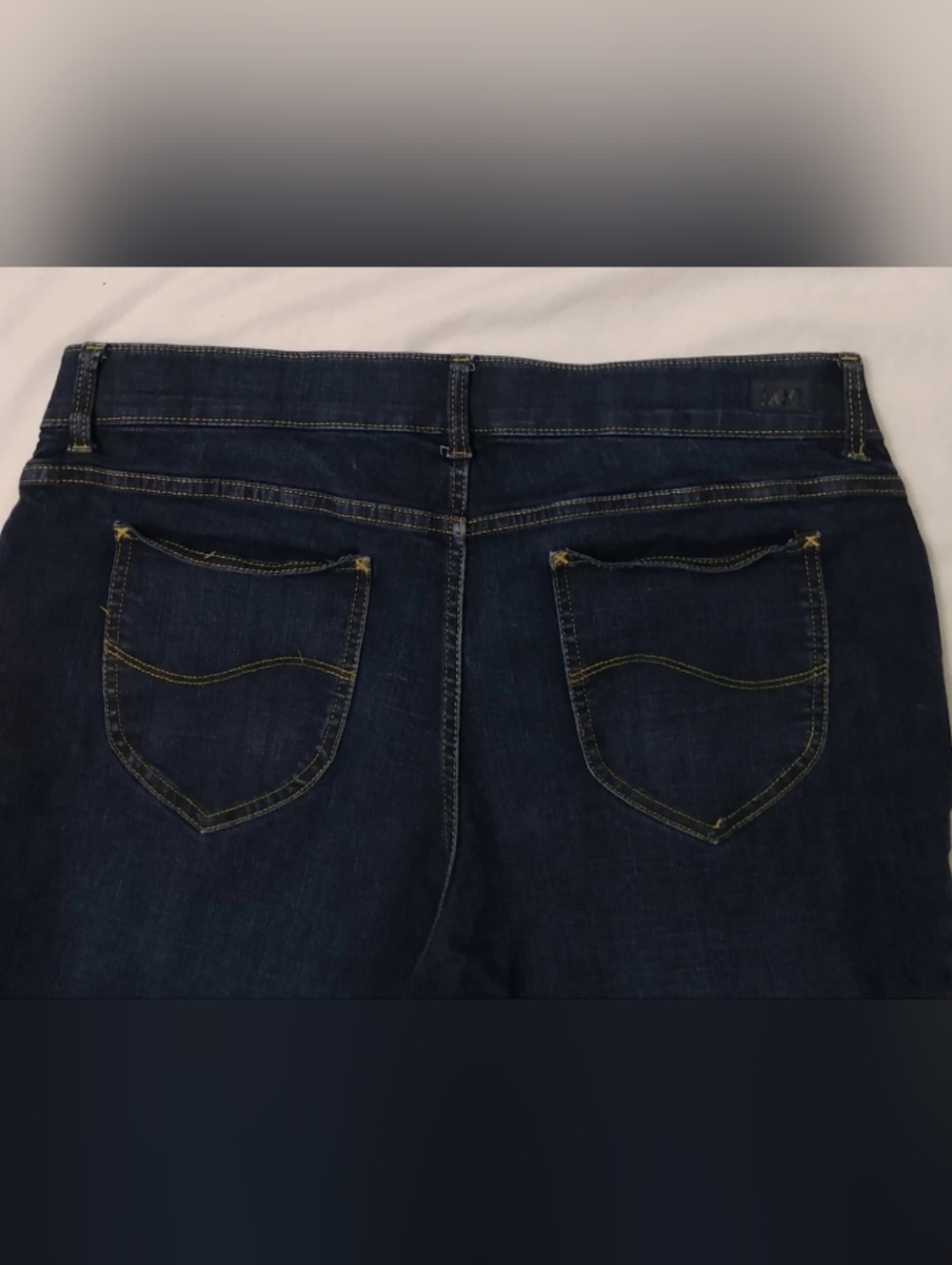 LEE PLUS FLEX MOTION JEANS SIZE 20W LONG SKINNY LEG REGULAR FIT MID RISE
